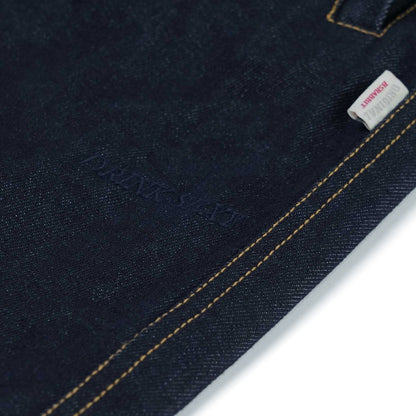 BSRABBIT DSXBS SUPER WIDE LINE VENTILATION WAX REAL DENIM PANTS RAW BLUE BSR2425FWPT016