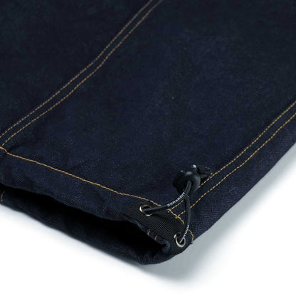 BSRABBIT DSXBS SUPER WIDE LINE VENTILATION WAX REAL DENIM PANTS RAW BLUE BSR2425FWPT016