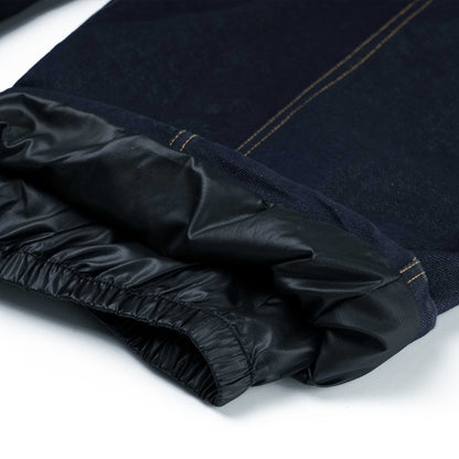 BSRABBIT DSXBS SUPER WIDE LINE VENTILATION WAX REAL DENIM PANTS RAW BLUE BSR2425FWPT016