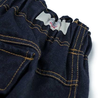 BSRABBIT DSXBS SUPER WIDE LINE VENTILATION WAX REAL DENIM PANTS RAW BLUE BSR2425FWPT016