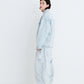 BSRABBIT DSXBS WAX REAL DENIM COLLAR JACKET LIGHT BLUE BSR2425FWJK029