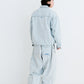 BSRABBIT DSXBS WAX REAL DENIM COLLAR JACKET LIGHT BLUE BSR2425FWJK029