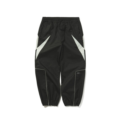 BSRABBIT EXQUISITE 3L WIDE JOGGER PANTS BLACK BSR2425FWPT102