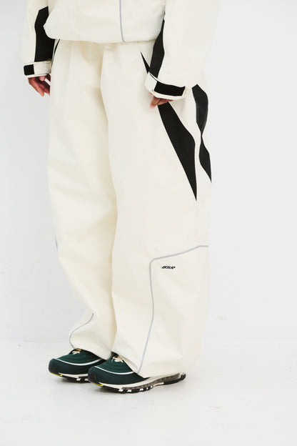BSRABBIT EXQUISITE 3L WIDE JOGGER PANTS CREAM BSR2425FWPT103