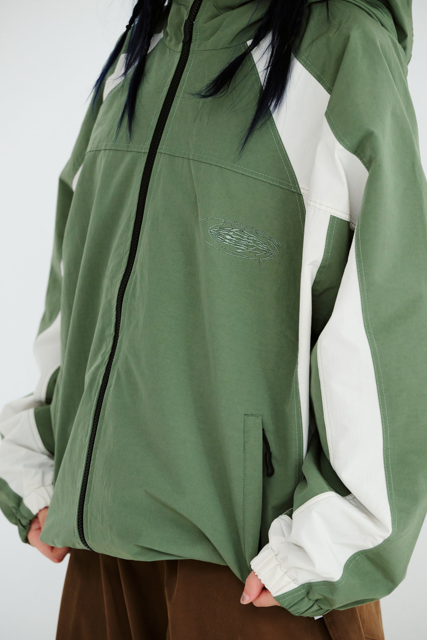 BSRABBIT FOCUS HOODED JACKET OLIVE BSR2425FWJK103