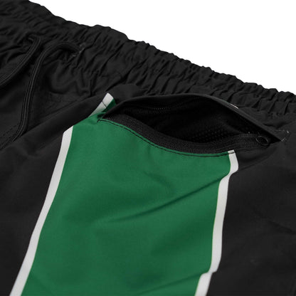 BSRABBIT FUTURE SPORTY SUPER WIDE JOGGER PANTS BLACK BSR2425FWPT054