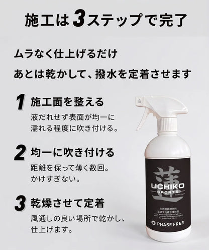 【蓮】Hachisu 生地繊維用 超撥水・保護スプレー 200ml