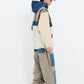 BSRABBIT HF SOFT HOODED ANORAK JACKET CLASSIC DENIM / KHAKI BSR2425FWJK151