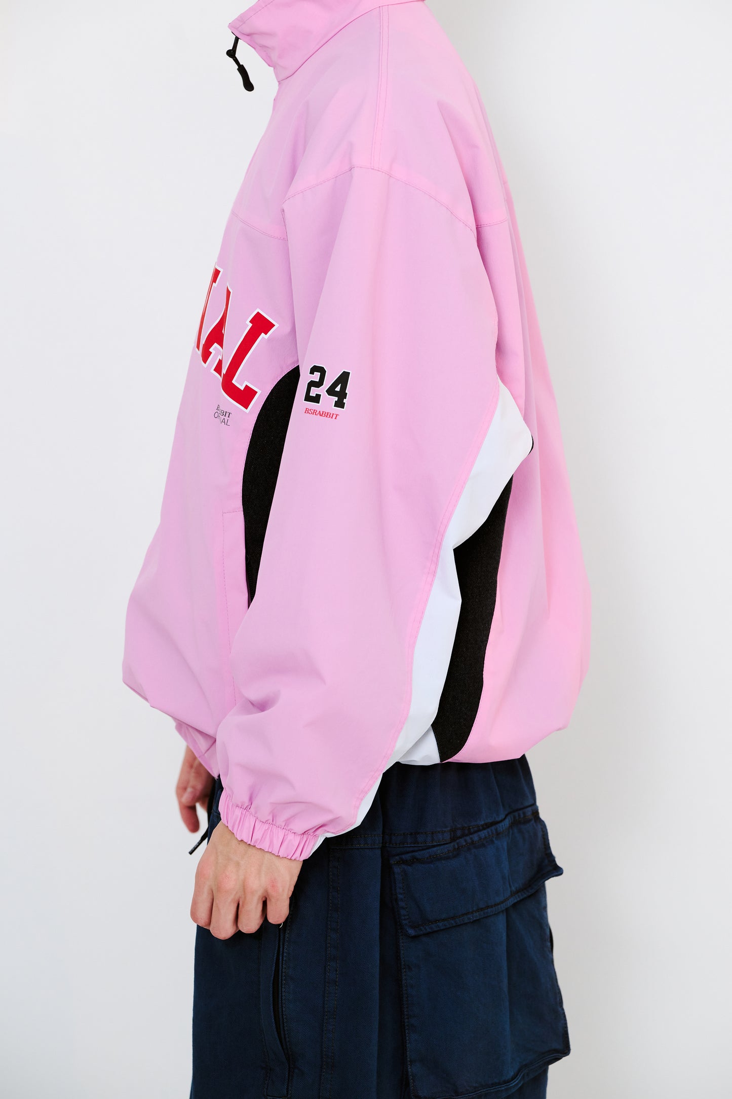 BSRABBIT HHRL TRACK JACKET PINK BSR2425FWJK119