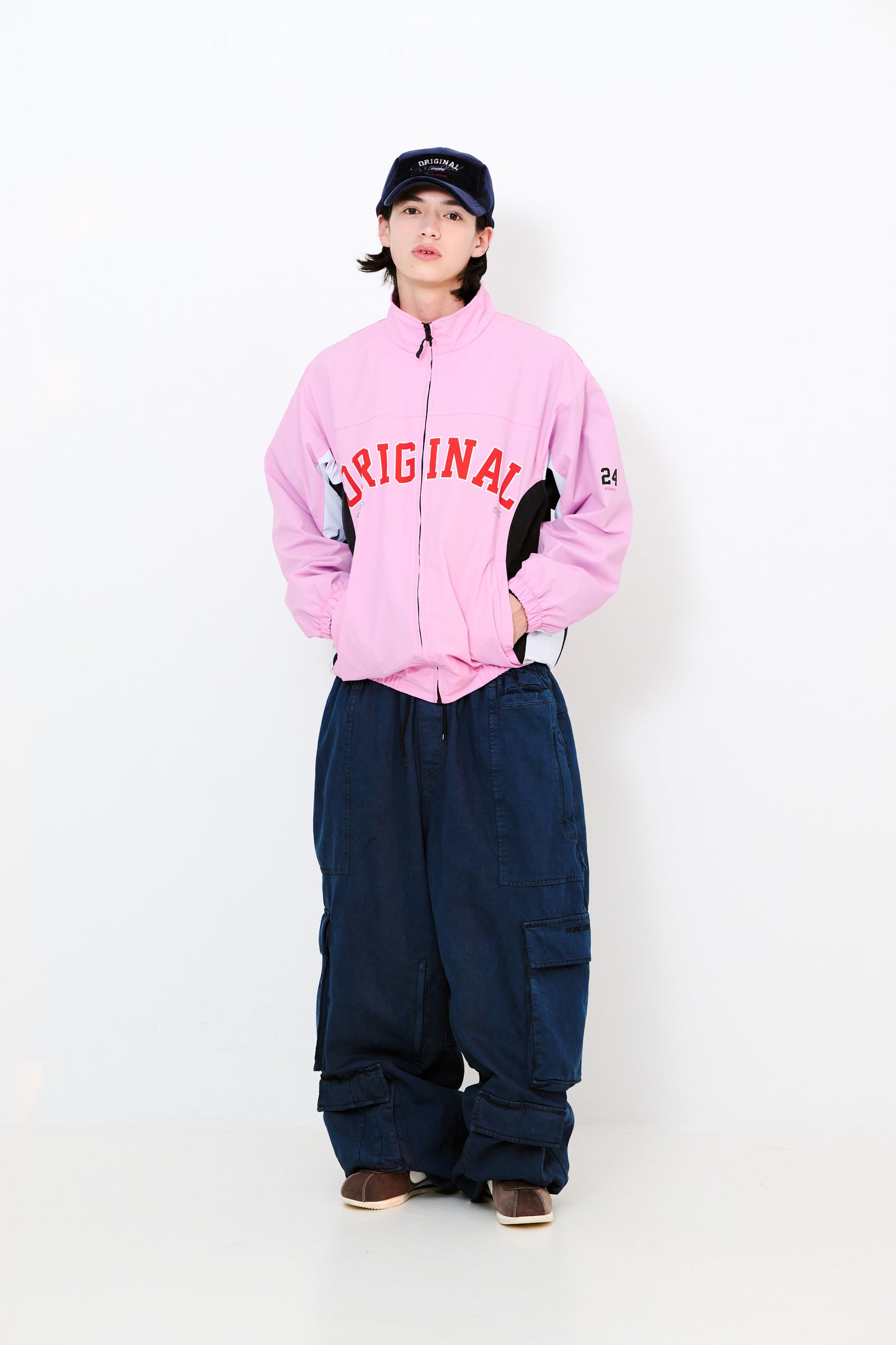 BSRABBIT HHRL TRACK JACKET PINK BSR2425FWJK119