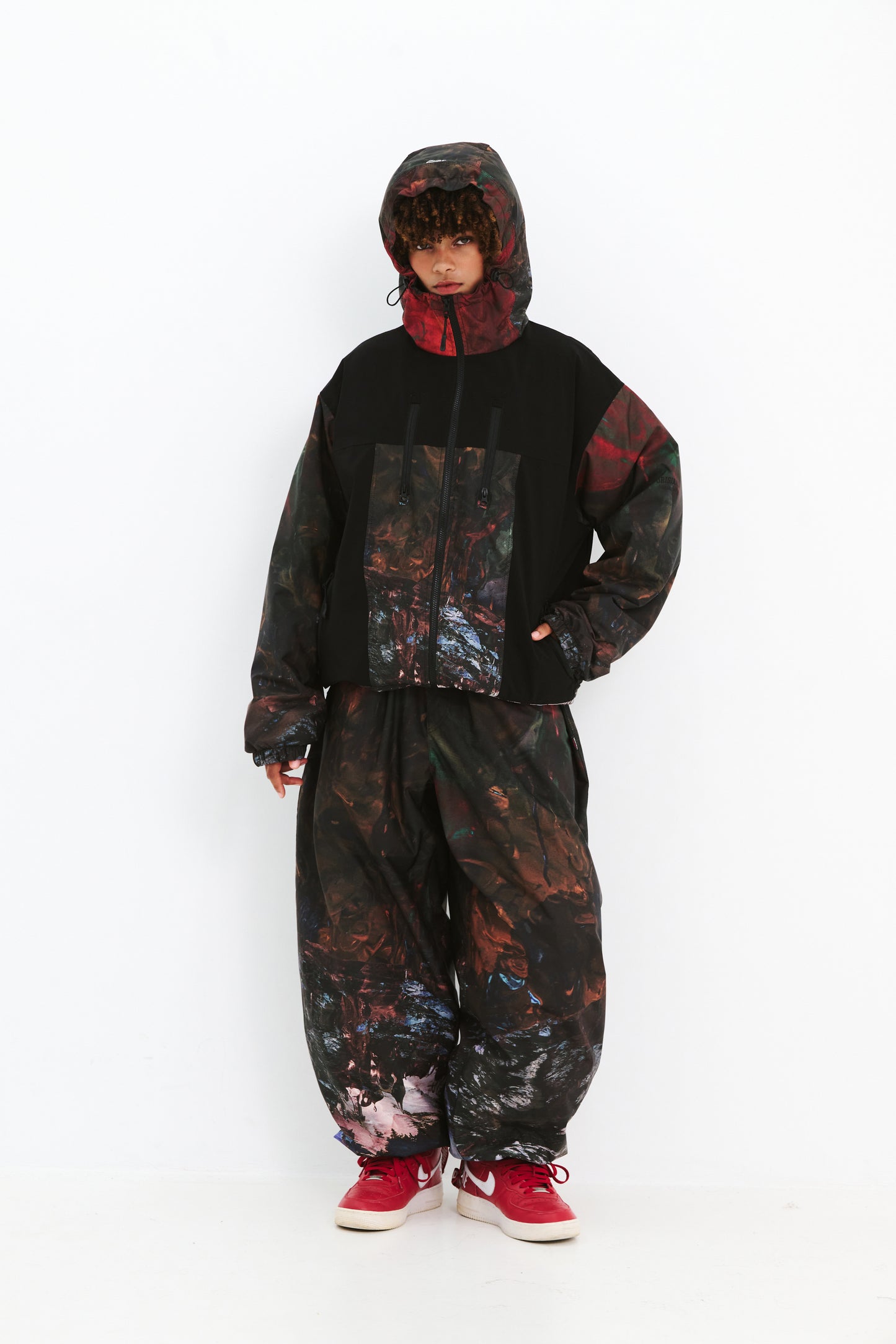 BSRABBIT HIGH HOODED JACKET FANTASY FOREST BSR2425FWJK058