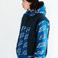 BSRABBIT HIGH HOODED JACKET OCEAN BLUE BSR2425FWJK057