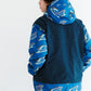 BSRABBIT HIGH HOODED JACKET OCEAN BLUE BSR2425FWJK057