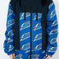 BSRABBIT HIGH HOODED JACKET OCEAN BLUE BSR2425FWJK057