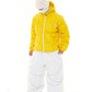 BSRABBIT IRREGULAR HOODED DOWN PADDING JUMPER YELLOW BSR2425FWJK011