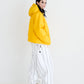 BSRABBIT IRREGULAR HOODED DOWN PADDING JUMPER YELLOW BSR2425FWJK011