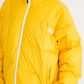 BSRABBIT IRREGULAR HOODED DOWN PADDING JUMPER YELLOW BSR2425FWJK011