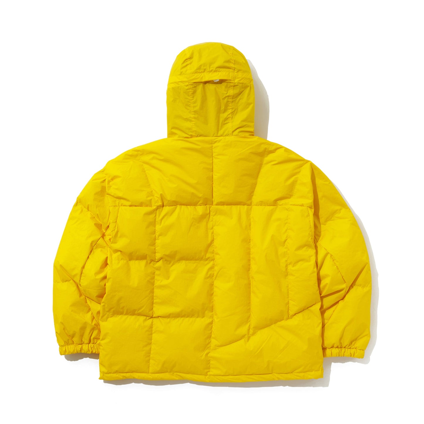 BSRABBIT IRREGULAR HOODED DOWN PADDING JUMPER YELLOW BSR2425FWJK011