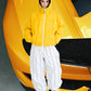 BSRABBIT IRREGULAR HOODED DOWN PADDING JUMPER YELLOW BSR2425FWJK011