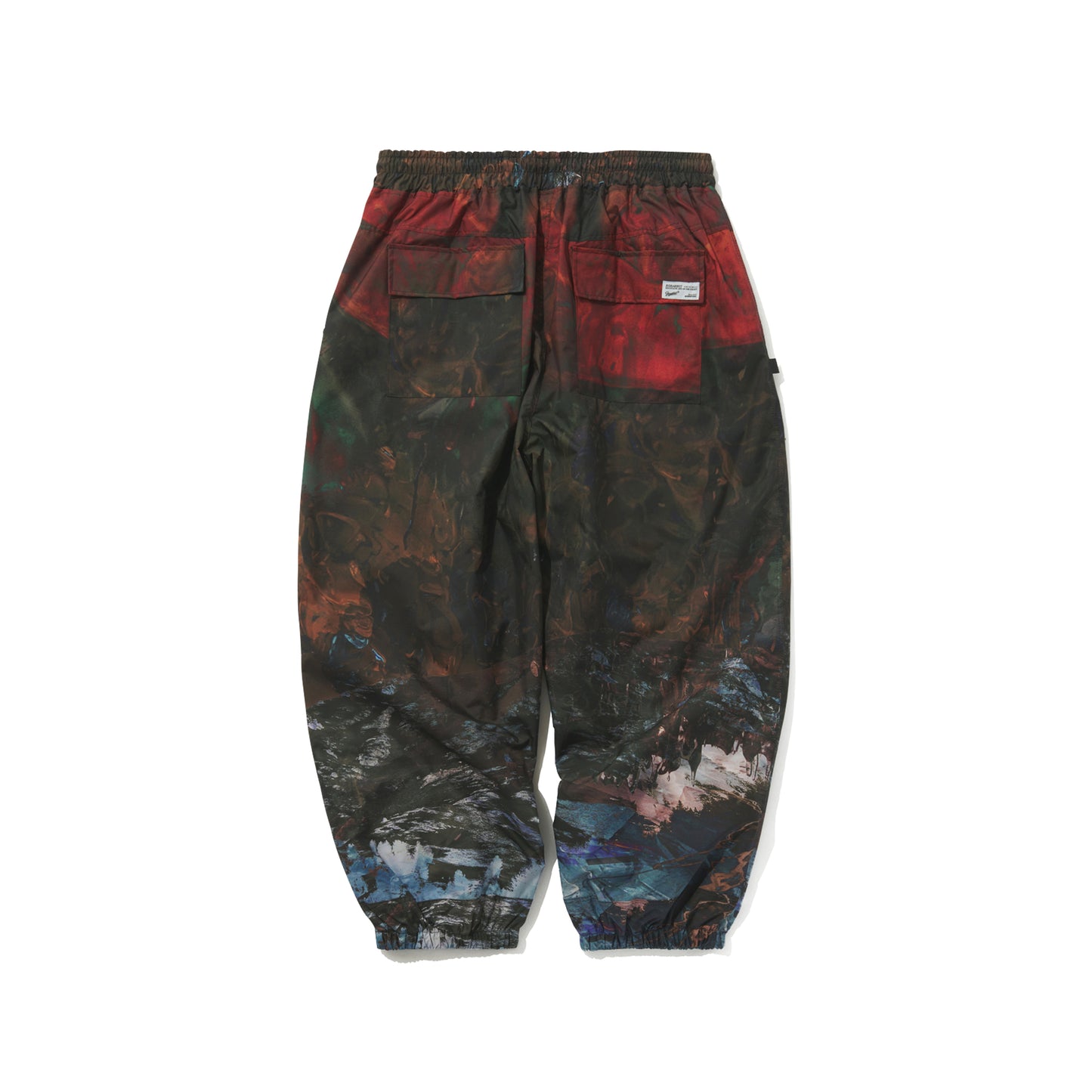 BSRABBIT ISD HIGH SUPER WIDE JOGGER PANTS FANTASY FOREST BSR2425FWPT026