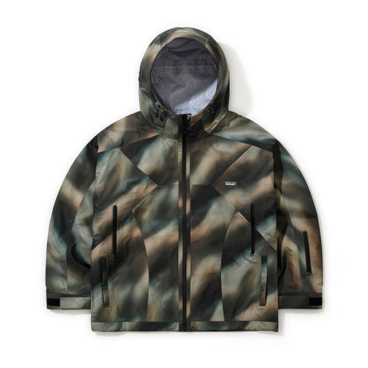 BSR2526FWJK006　DSXBS 3L SEAM SEALING HOODED SHELL JACKET OLIVE SMOKE