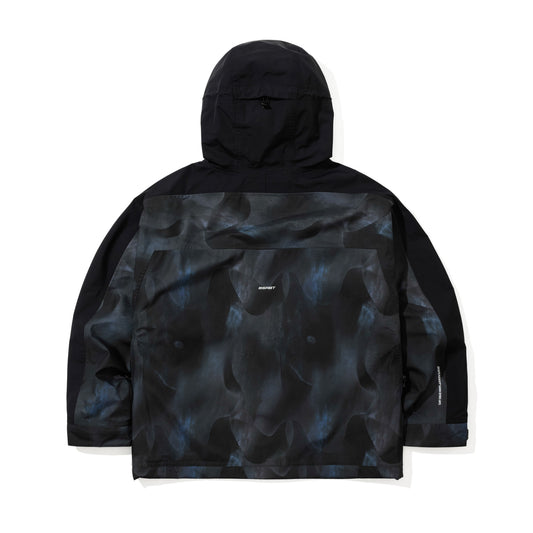 BSR2526FWJK007　FUSION 3L SEAM SEALING HOODED SHELL JACKET BLACK