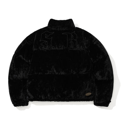BSR2526FWJK008　BSRB DOWN SHORT PADDING JUMPER BLACK