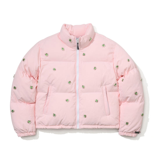 BSR2526FWJK010　COMFY LIGHT DOWN SHORT PADDING JUMPER BABY PINK