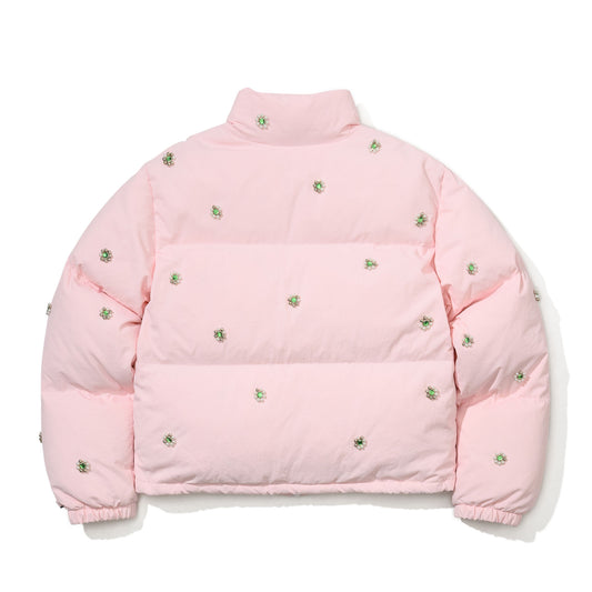BSR2526FWJK010　COMFY LIGHT DOWN SHORT PADDING JUMPER BABY PINK