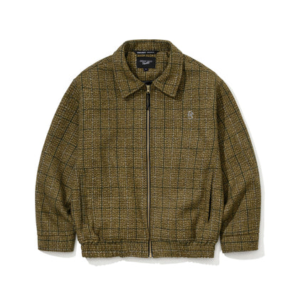 BSR2526FWJK022　DSXBS CLASSIC WOOL COLLAR JACKET KHAKI CHECK