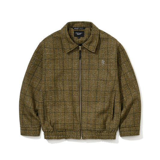 BSR2526FWJK022　DSXBS CLASSIC WOOL COLLAR JACKET KHAKI CHECK
