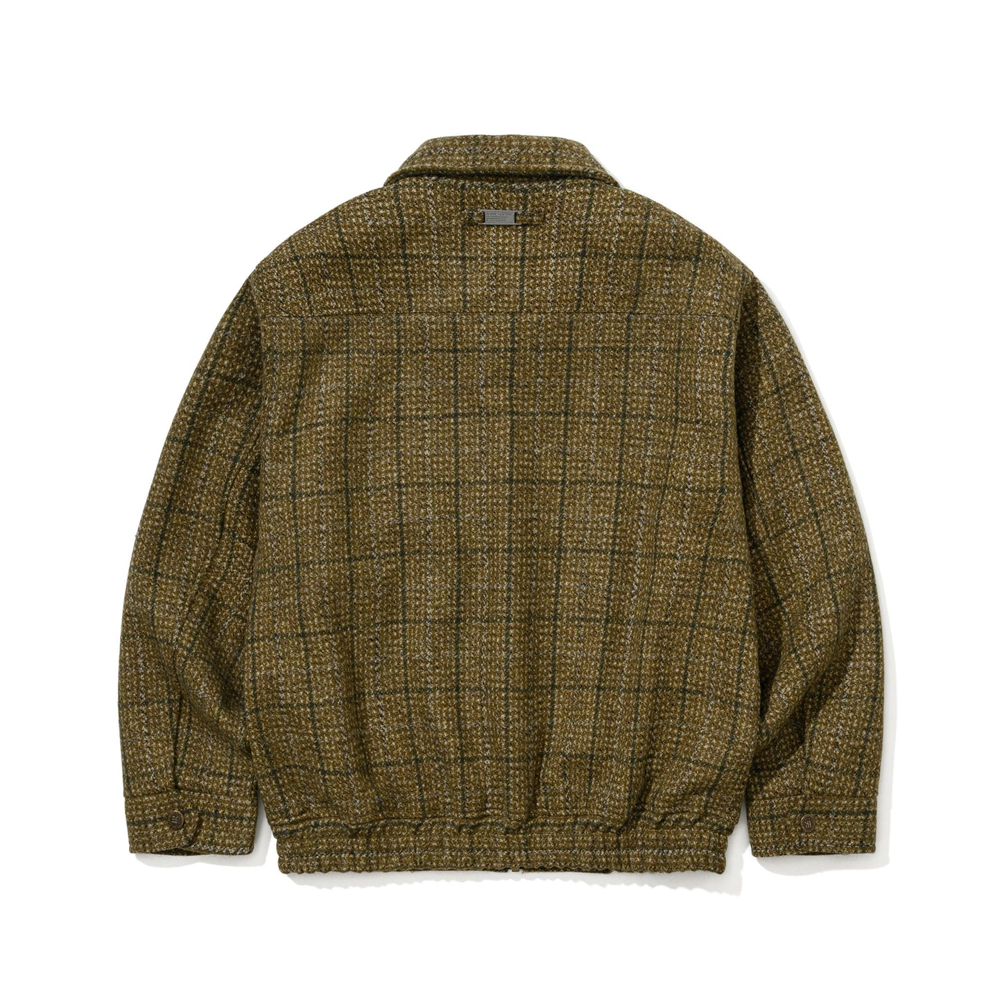 BSR2526FWJK022　DSXBS CLASSIC WOOL COLLAR JACKET KHAKI CHECK