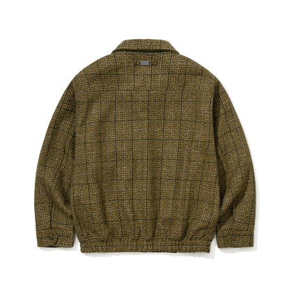 BSR2526FWJK022　DSXBS CLASSIC WOOL COLLAR JACKET KHAKI CHECK