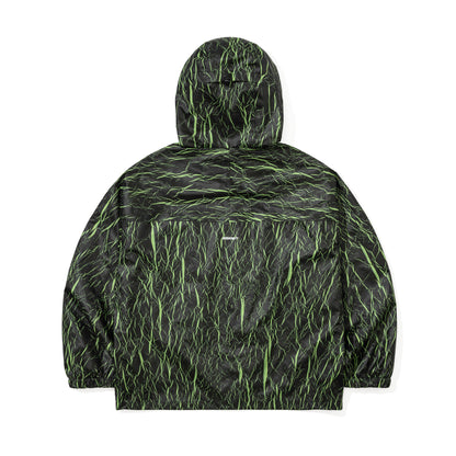 BSR2526FWJK023 DSXBS BLACK SHADOW HOODED JACKET BLACK GREEN