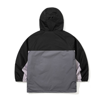 BSR2526FWJK026　DUAL TONE 4.4OZ INSULATED HOODED JACKET CHARCOAL