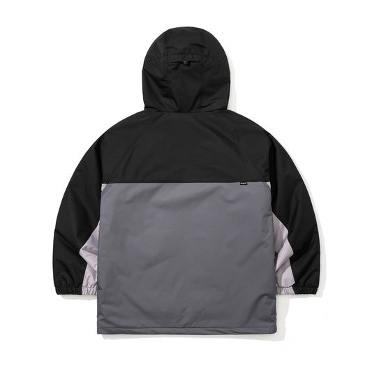 BSR2526FWJK026　DUAL TONE 4.4OZ INSULATED HOODED JACKET CHARCOAL