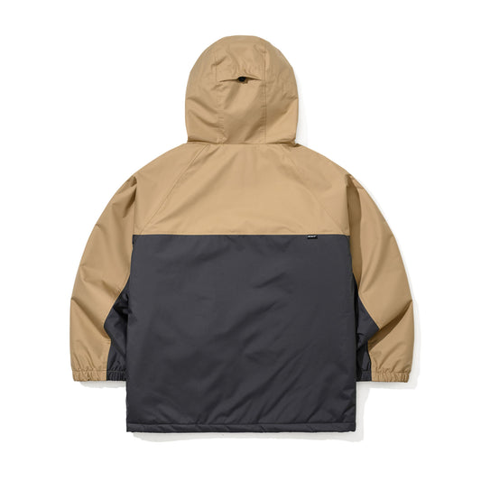 BSR2526FWJK027　DUAL TONE 4.4OZ INSULATED HOODED JACKET DARK KHAKI