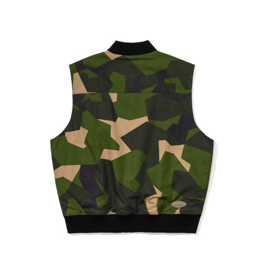 BSR2526FWJK050　COTTON TWILL 1OZ INSULATED RETRO VEST NORDIC CAMO