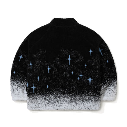 BSR2526FWJK054 FP SMOKING RABBIT FLEECE JACKET BLACK