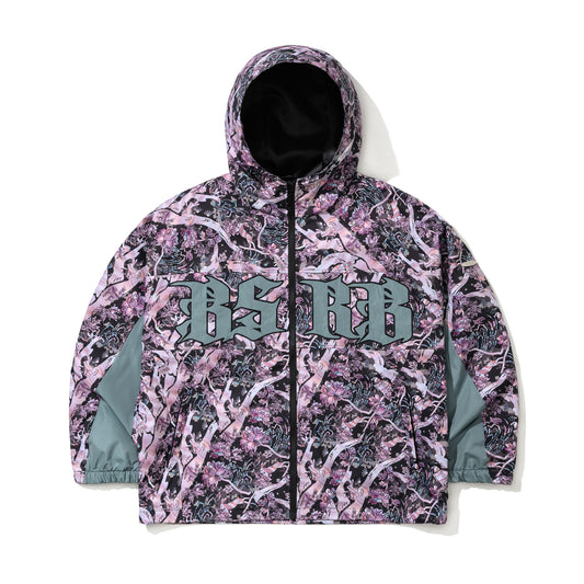 BSR2526FWJK066 BSRB KR JAGAE ART HOODED JACKET PURPLE