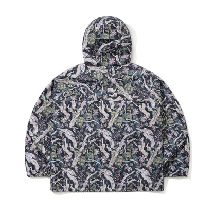BSR2526FWJK067 BSRB KR JAGAE ART HOODED JACKET GREEN