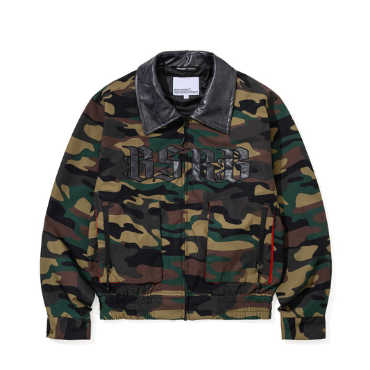 BSR2526FWJK068 EVERCAMO COLLARED JACKET WOODLAND CAMO