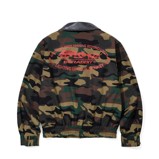 BSR2526FWJK068 EVERCAMO COLLARED JACKET WOODLAND CAMO