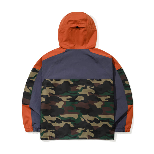 BSR2526FWJK083 NIGHTFALL HOODED JACKET MIX CAMO BRICK