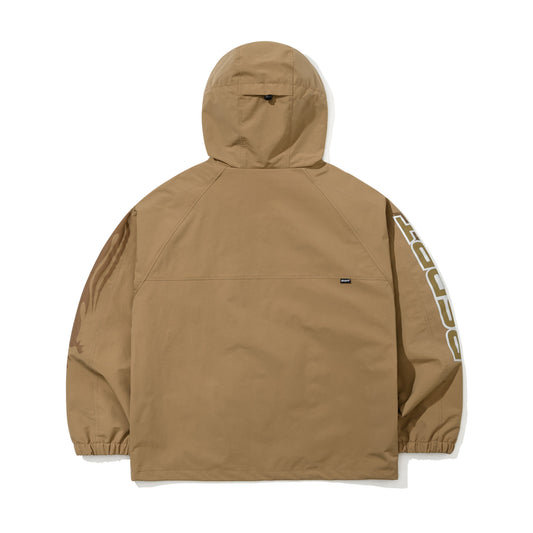 BSR2526FWJK091 LIGHT ACTIVE HOODED JACKET DARK BEIGE