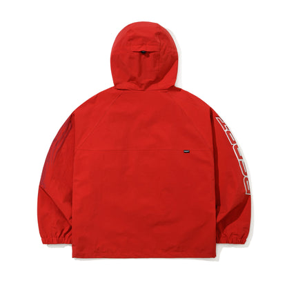 BSR2526FWJK092 LIGHT ACTIVE HOODED JACKET RED