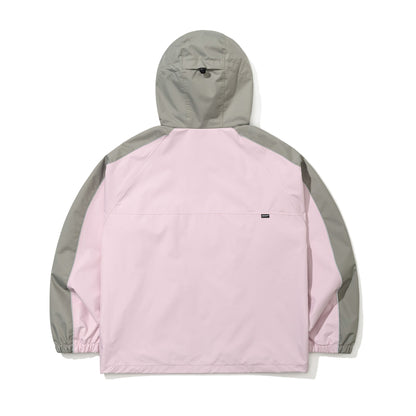 BSR2526FWJK096 LIGHT WEIGHT REFLECTIVE LINE HOODED JACKET BABY PINK