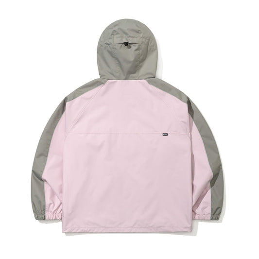 BSR2526FWJK096 LIGHT WEIGHT REFLECTIVE LINE HOODED JACKET BABY PINK