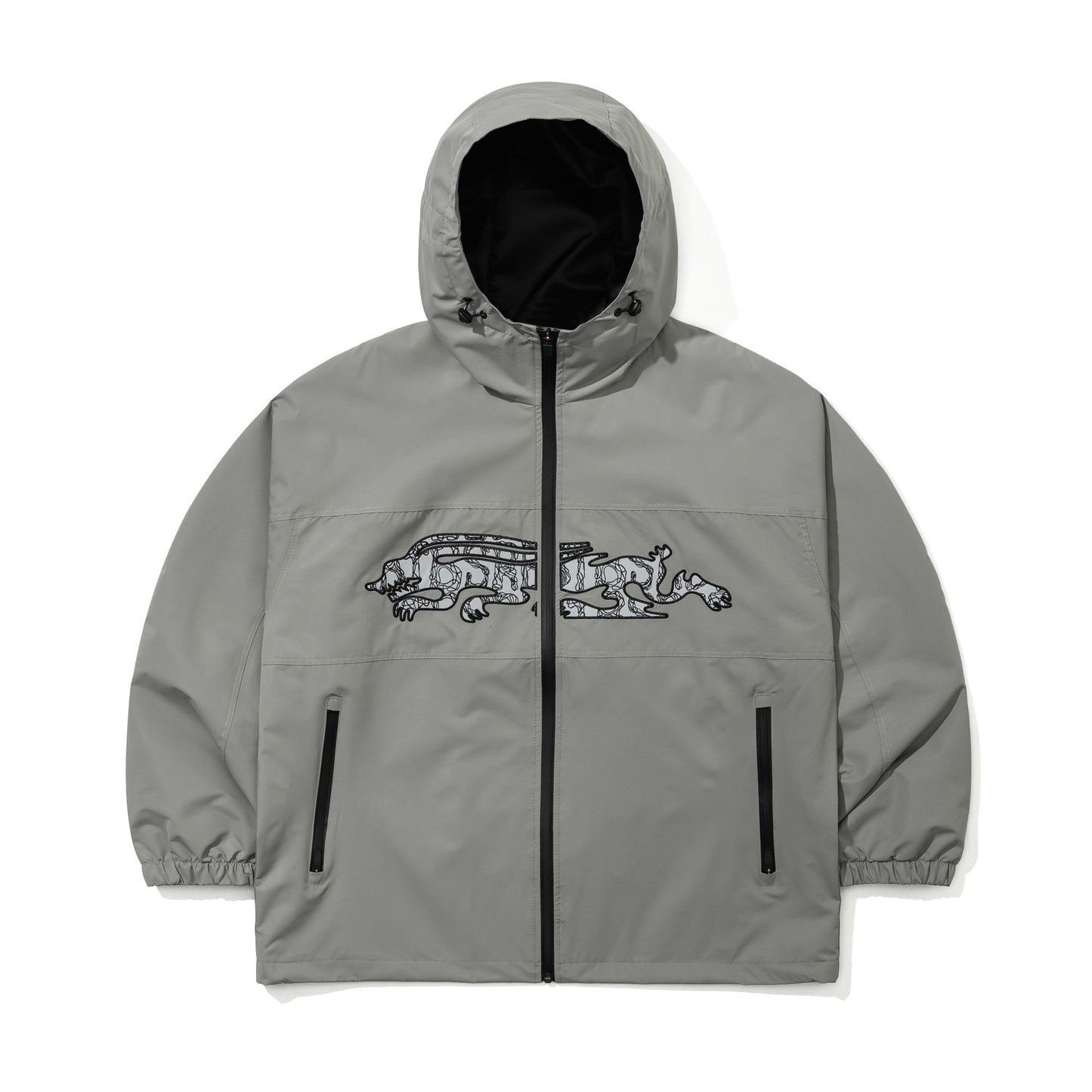 BSR2526FWJK103 REFLECTIVE DRABBIT HOODED JACKET KHAKI