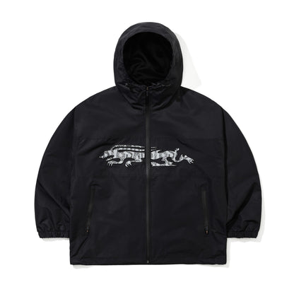 BSR2526FWJK104 REFLECTIVE DRABBIT HOODED JACKET BLACK